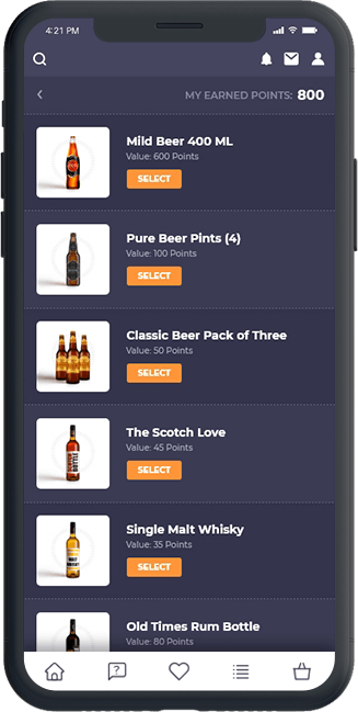 B2B liquor selling platform mobile app