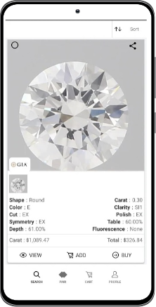 UNI Diamonds Mobile App Screen 3